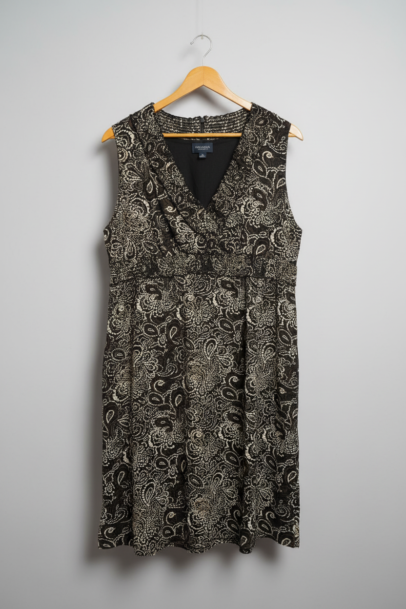 Sonoma Paisley Smocked Midi Dress