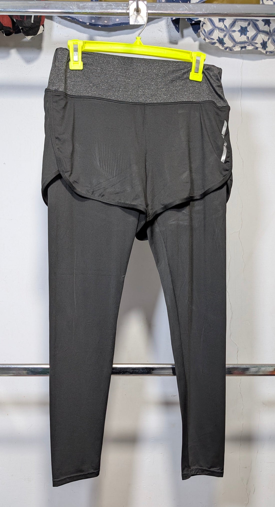 Premium Black Activewear Skort Leggings