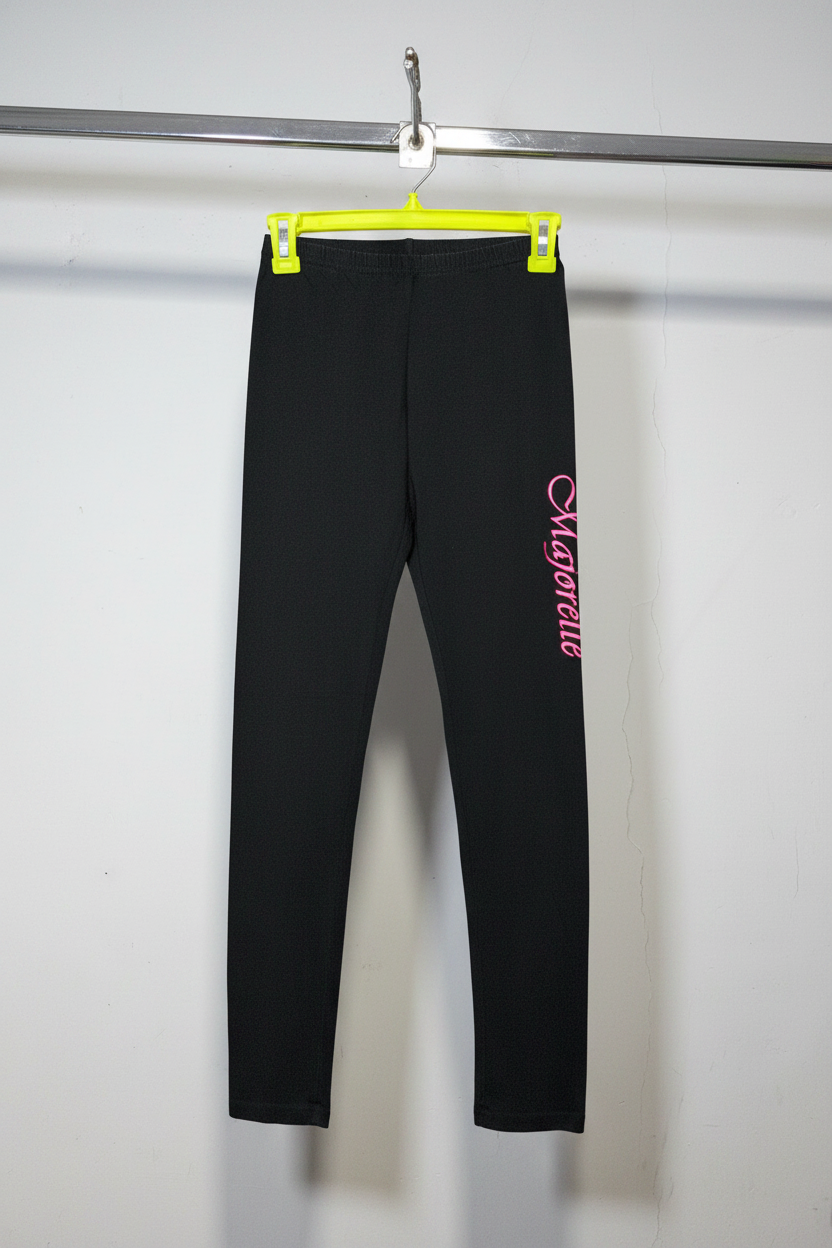 Black Majorelle Logo Stretchable Leggings