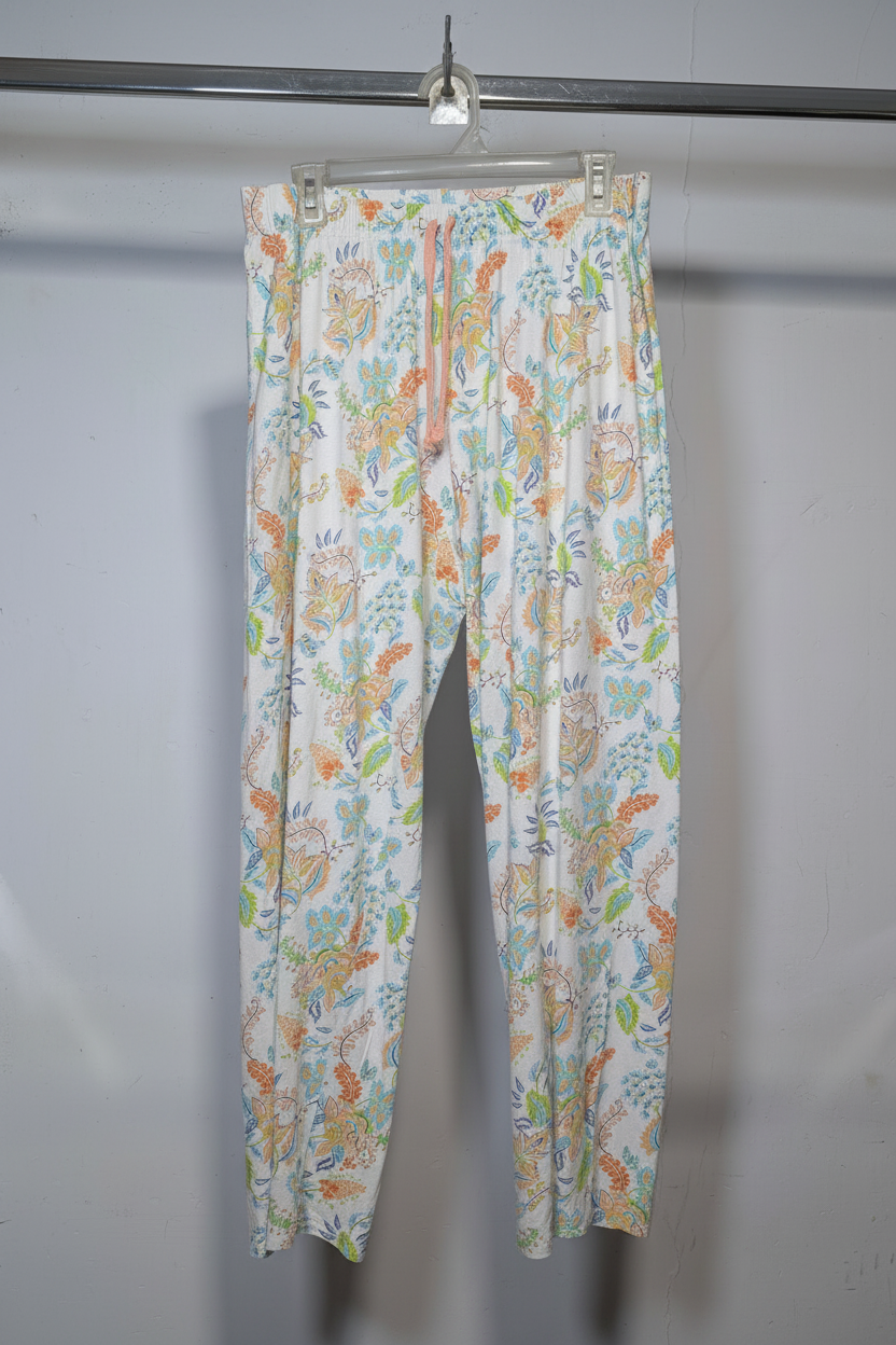 Floral Print Relaxed Fit Loungewear Pants
