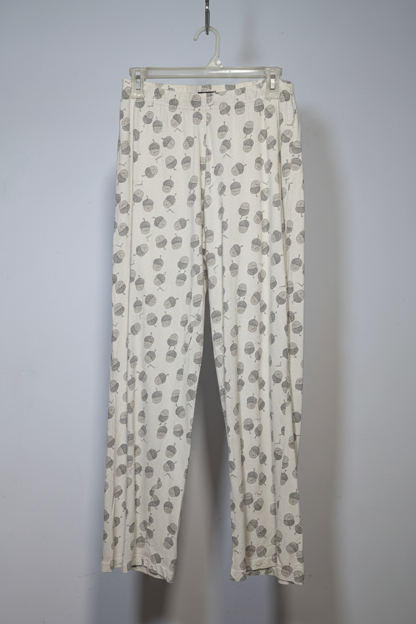 Premium Off-White Printed Lounge Pants