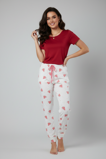 Watermelon Print Pajama Pants
