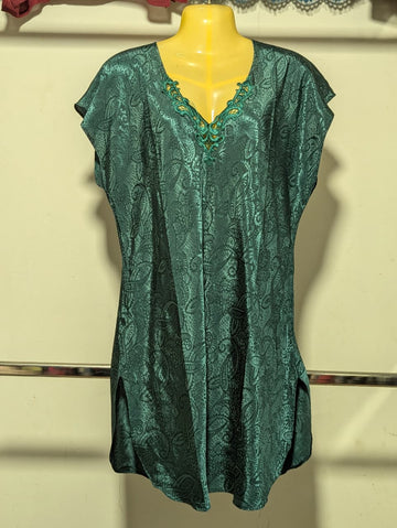 Paisley Satin Lace Top